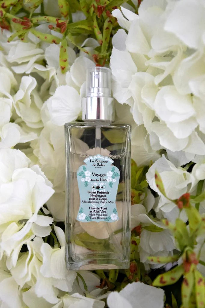 Brume Parfumée Hydratante Voyage dans les Îles ~ Tiaré & Aloe Vera