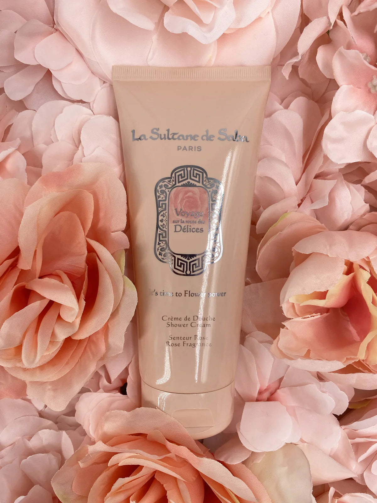 Crème de Douche Voyage sur la Route des Délices ~ Rose